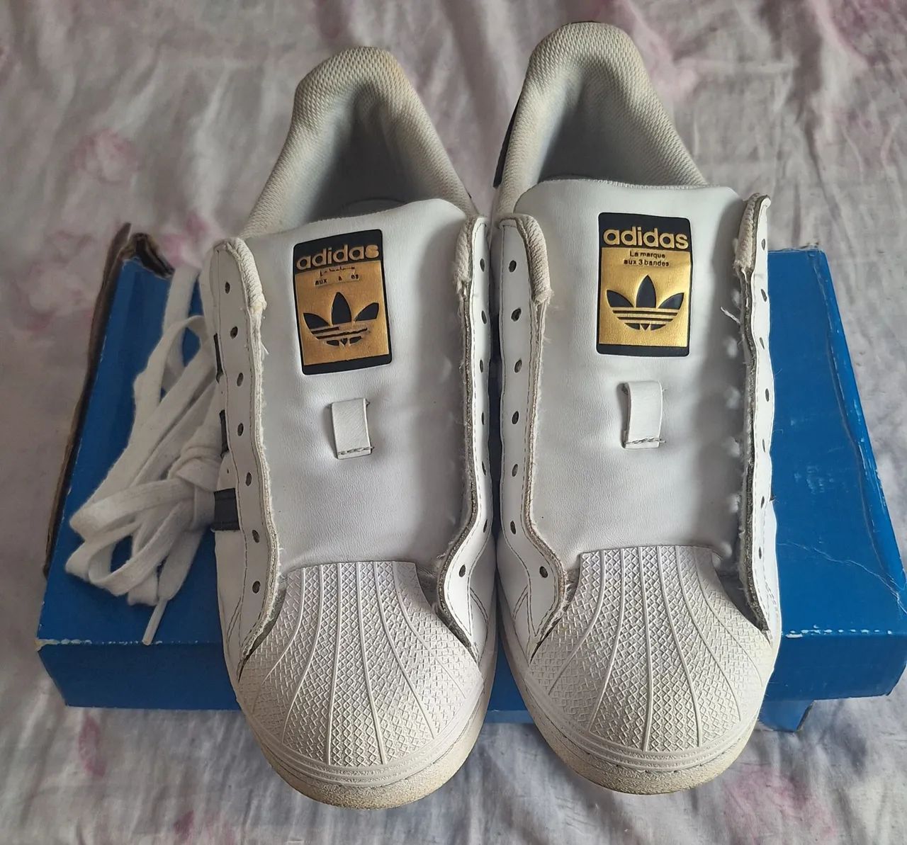 Enjoei Tenis Adidas Superstar Branco Feminino Adidas Usado Adidas