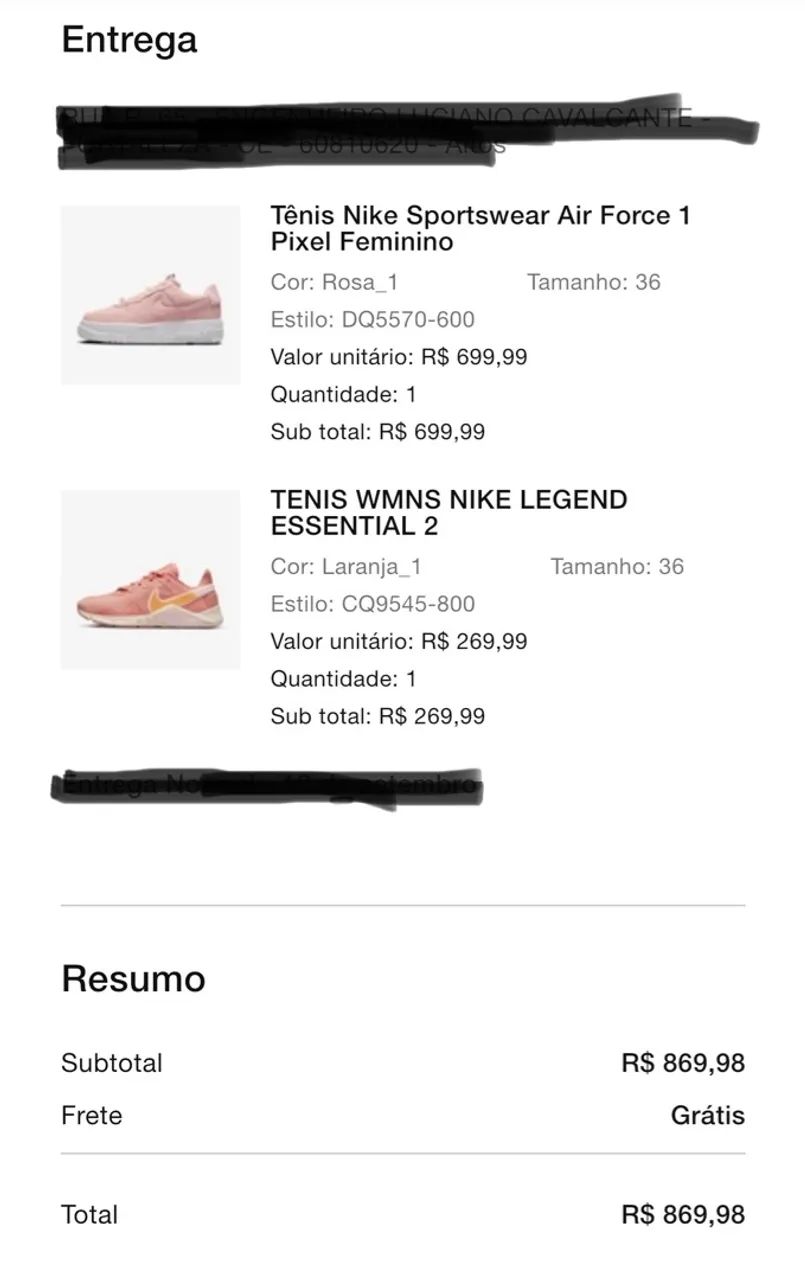 Tênis Nike Air Force 1 Pixel - Feminino - Foto 5
