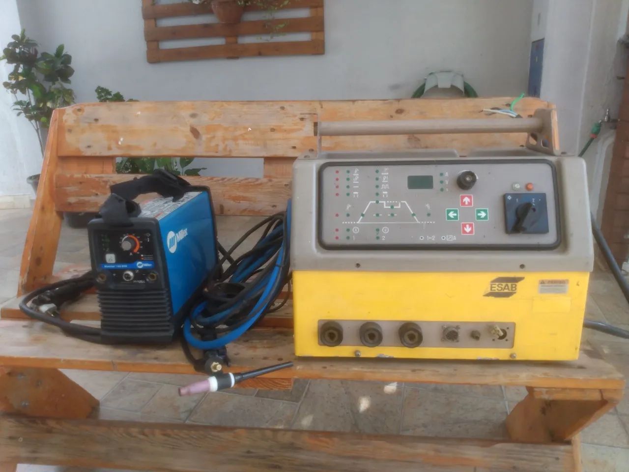 Máquinas de solda TIG/eletrodo