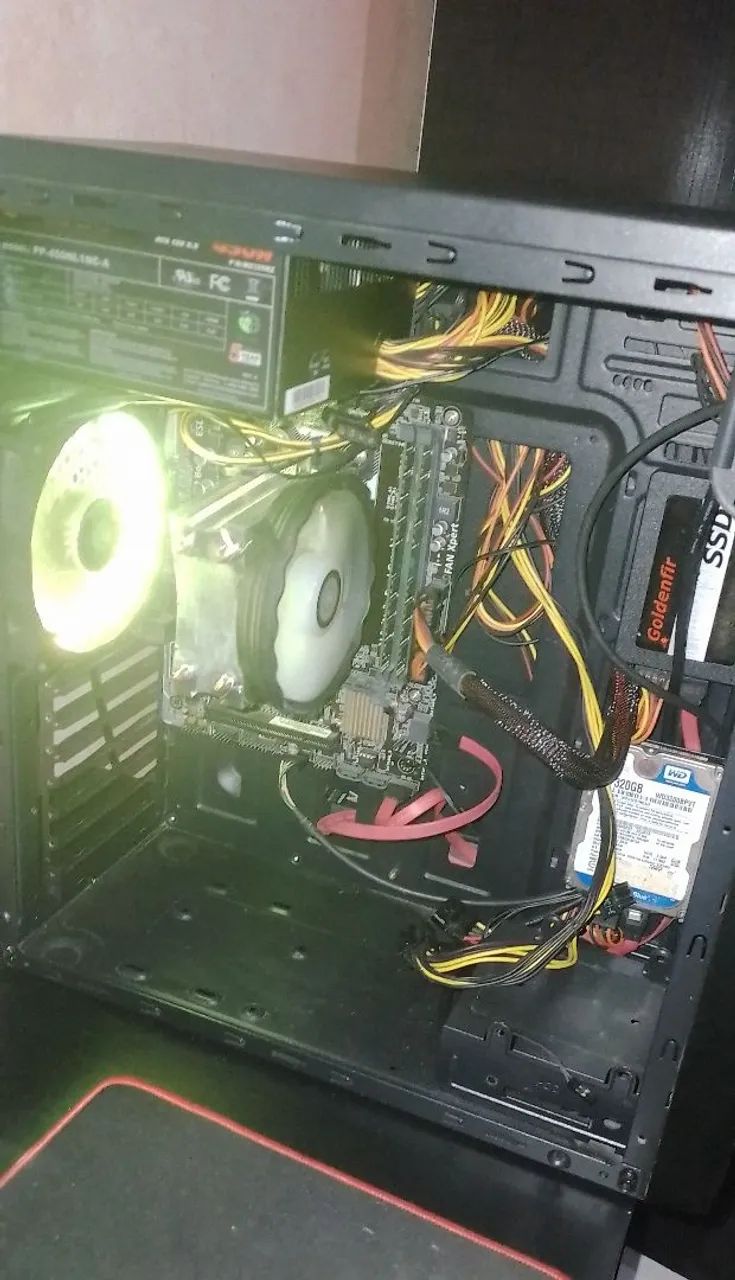 PRA HOJE .PC GAMER COMPLETO APENAS VENDA . A8 7650K 8GB RAM leia descrição - Foto 5