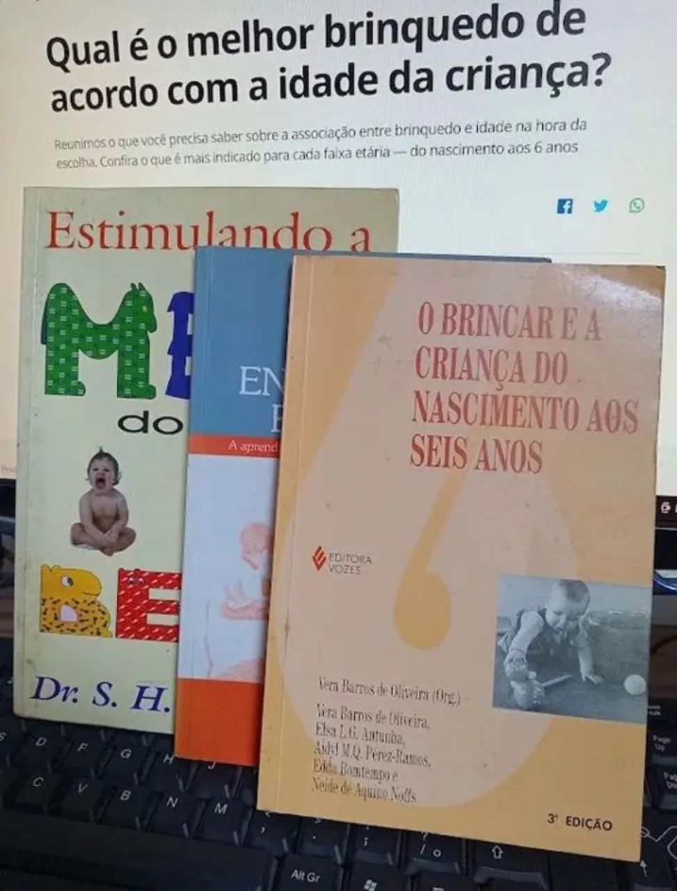 Kit de 3 Livros sobre Educação Infantil - Ensino e Estimulação - Foto 2