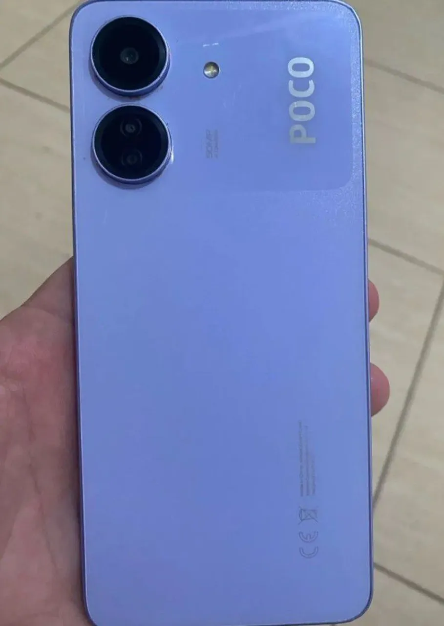 Poco C65 celular novo pego inferior e a volta