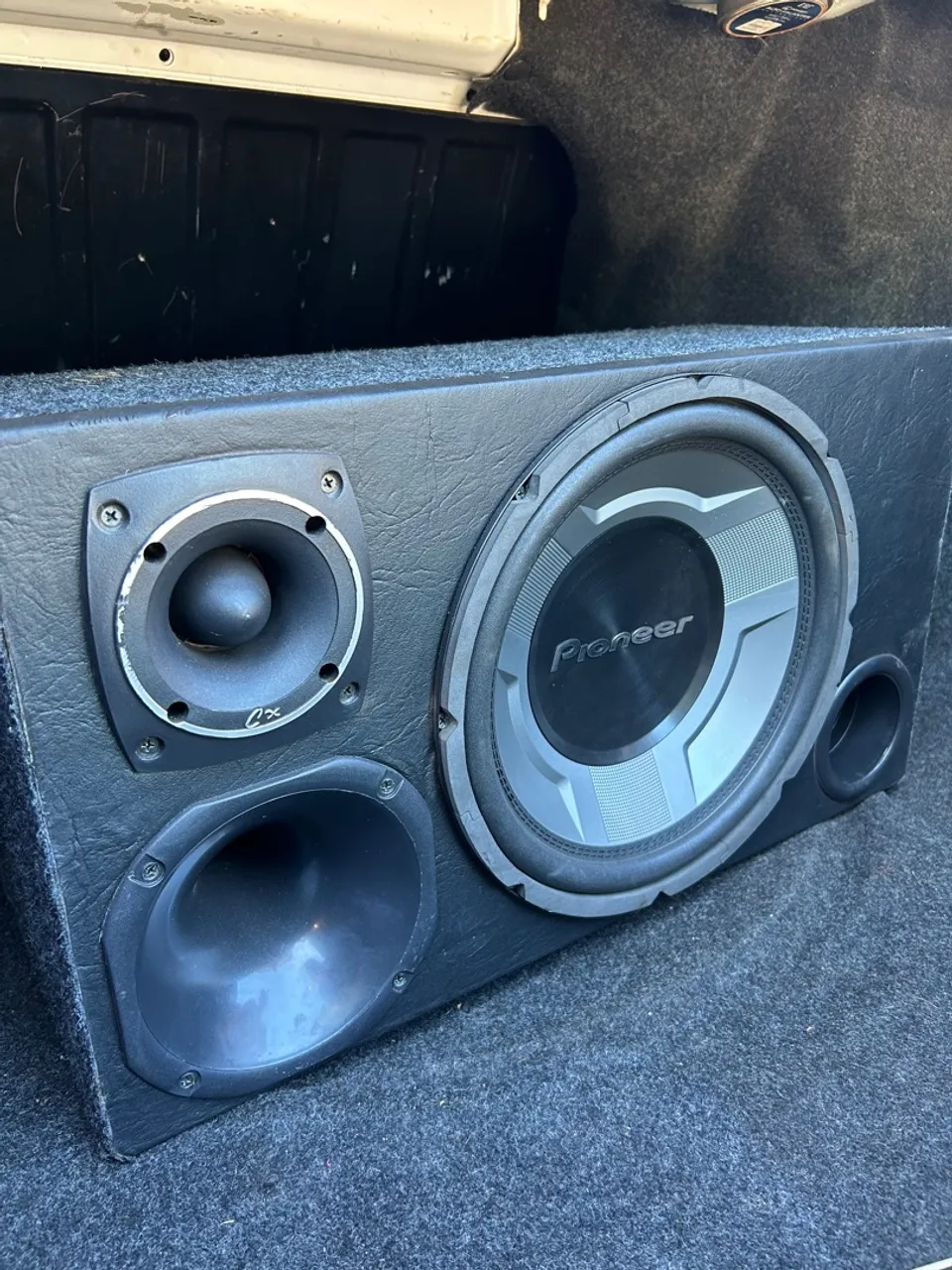 Caixa Trio Som Completa Pioneer 12 + Modulo Taramps Tl 1500w