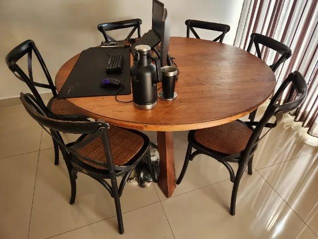 Mesa Madeira Maciça - ARTEFAMA64596065578243121