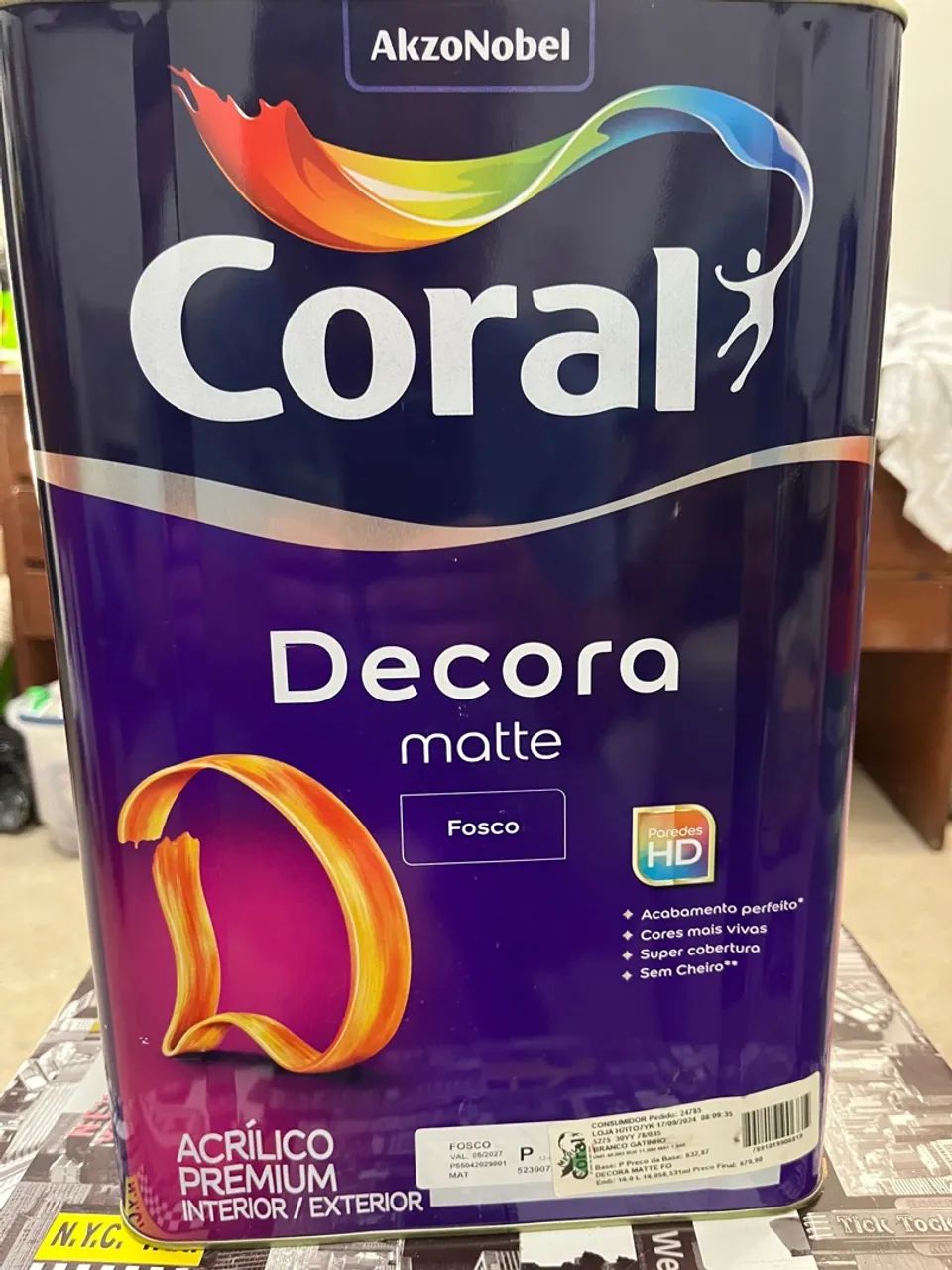 Tinta Fosco Gelo 18L - suvinil  - Foto 4