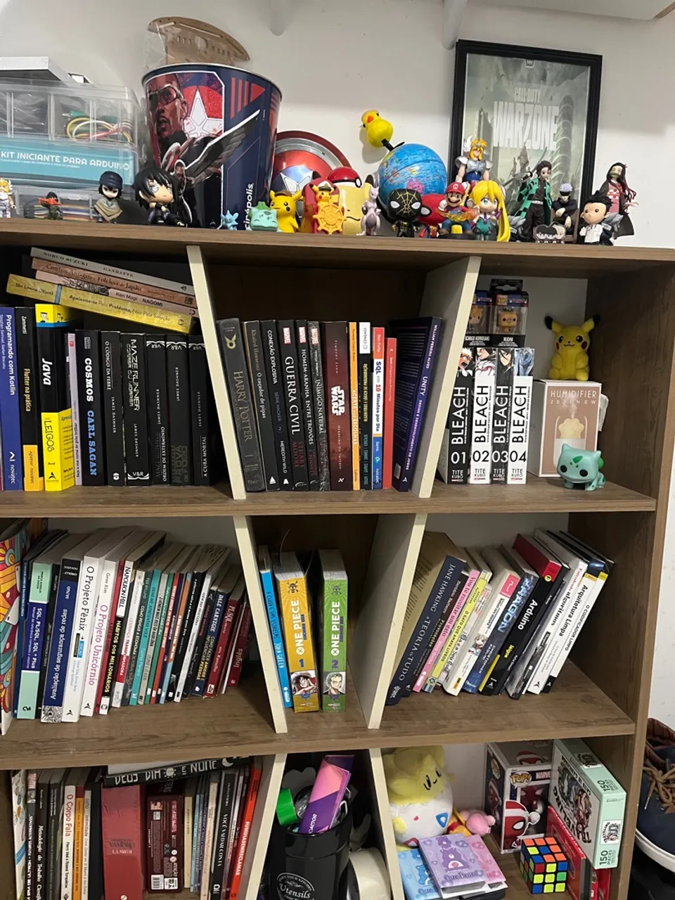 Estante de Livros e Decoração - Perfeita para Organização