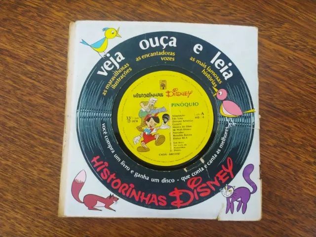 Conjunto De Discos De Vinil Historinhas Disney