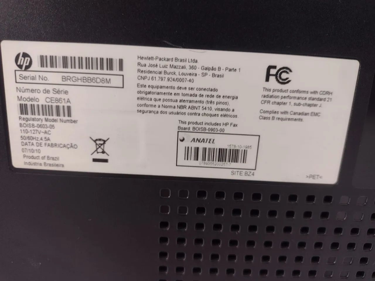 Impressora HP laser jet pro CM145 color MFP - Foto 3