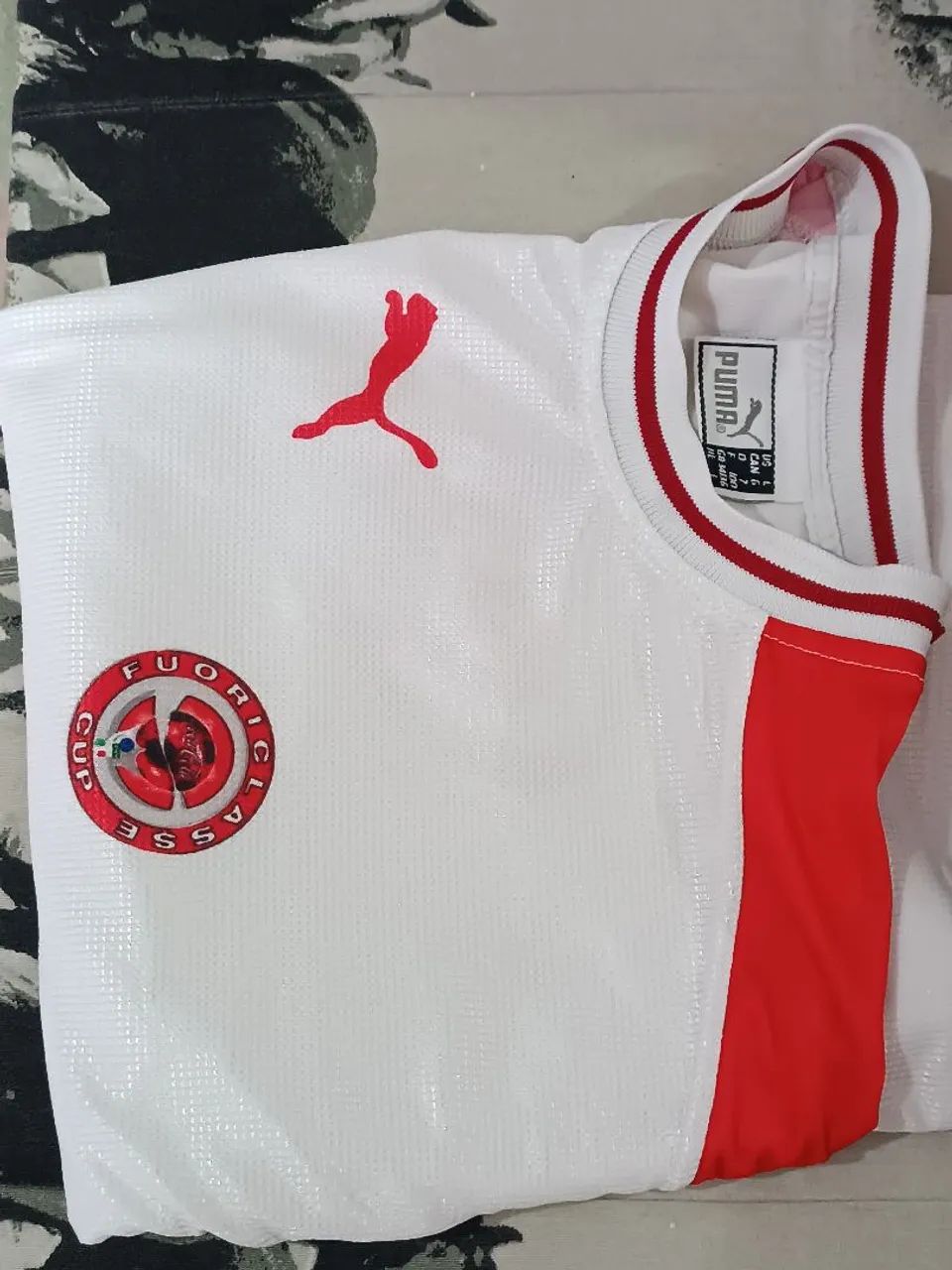 Camisa de Futebol da Copa da Itália 1990s Puma c757 - Foto 2