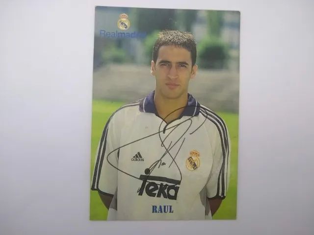 Cartao Postal Real Madrid: Raul