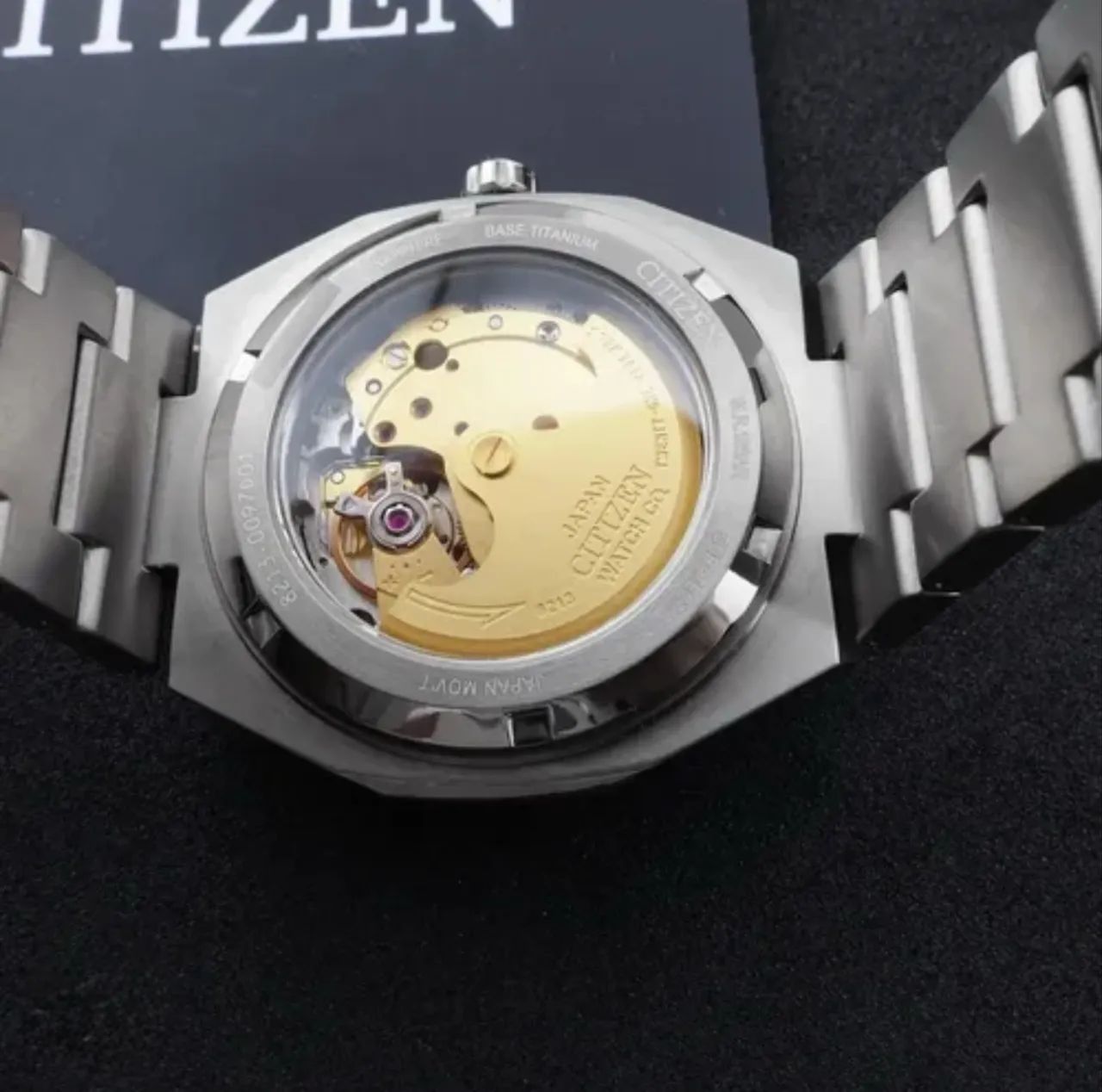 Citizen Zenshin Automatic Super Titanium azul Tifanni - NJ0180-80M - Foto 4