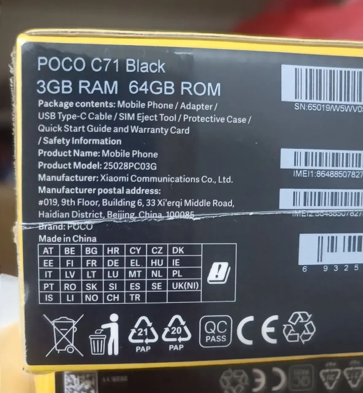 Celular Xiaomi Poco C71 64gb preto - Foto 2