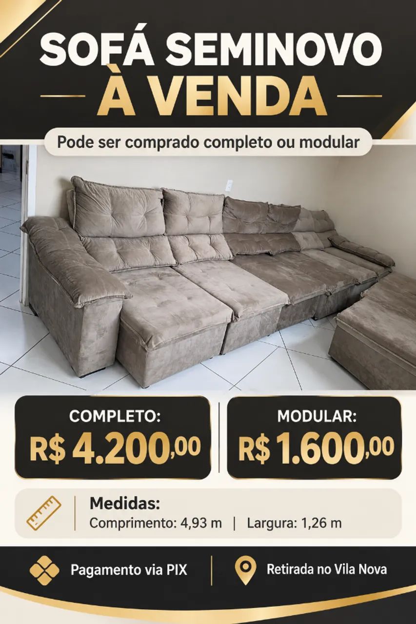 Sofá sob medida