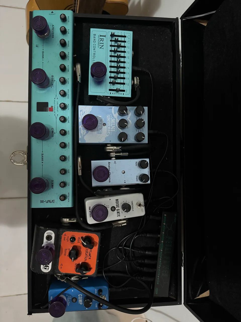 Set de pedais - Tank G, Chorus, Drive, Compressor etc