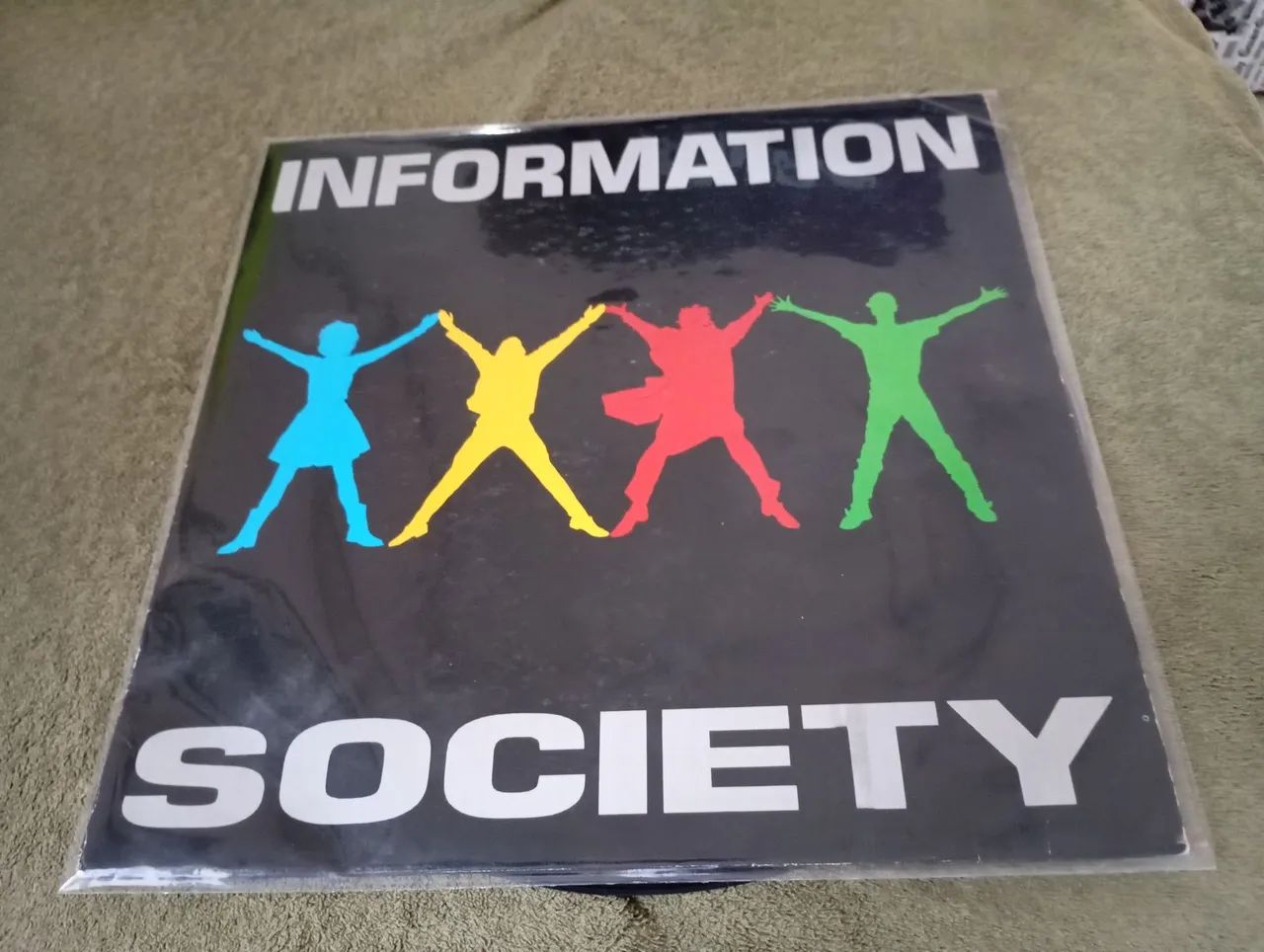 Lp Discos Vinil INFORMATION SOCIETY com ENCARTE -otimo estado -SEM RISCOS  - Foto 2