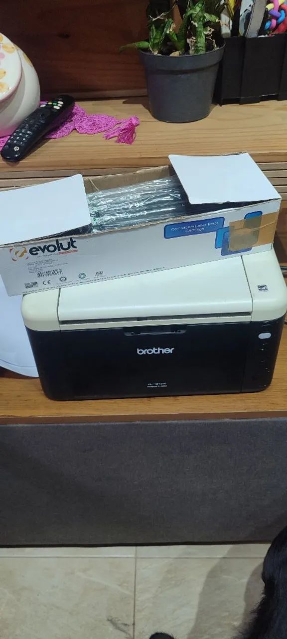 Impressora Laser Wi-Fi Brother HL-1212W + Toner Extra - Funcionando - Foto 4