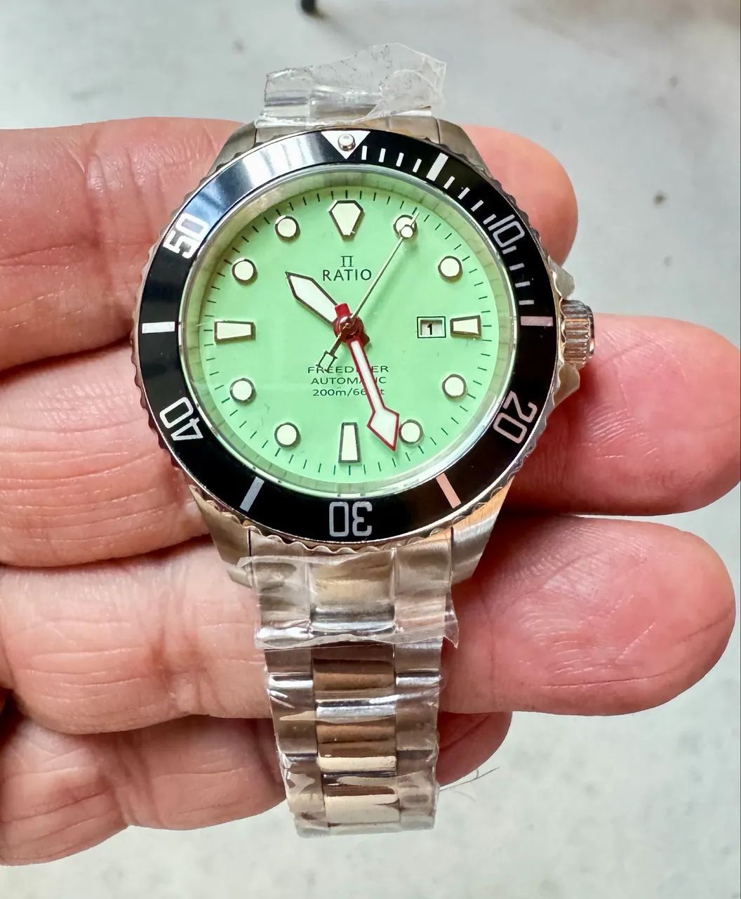 Relógio Ratio Diver 200m 35mm