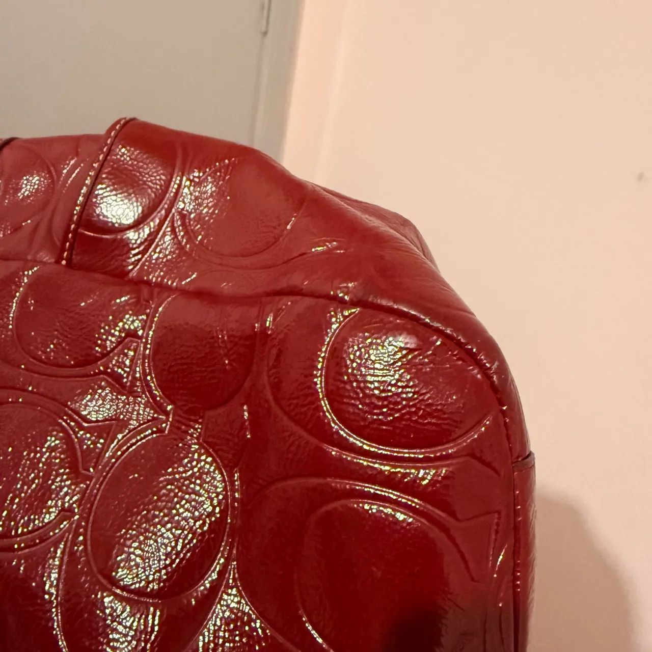 Bolsa tote coach vermelha - Foto 5