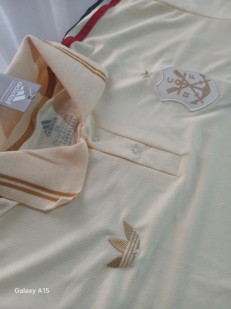 Camisa do flamengo Polo ouro  - Foto 4