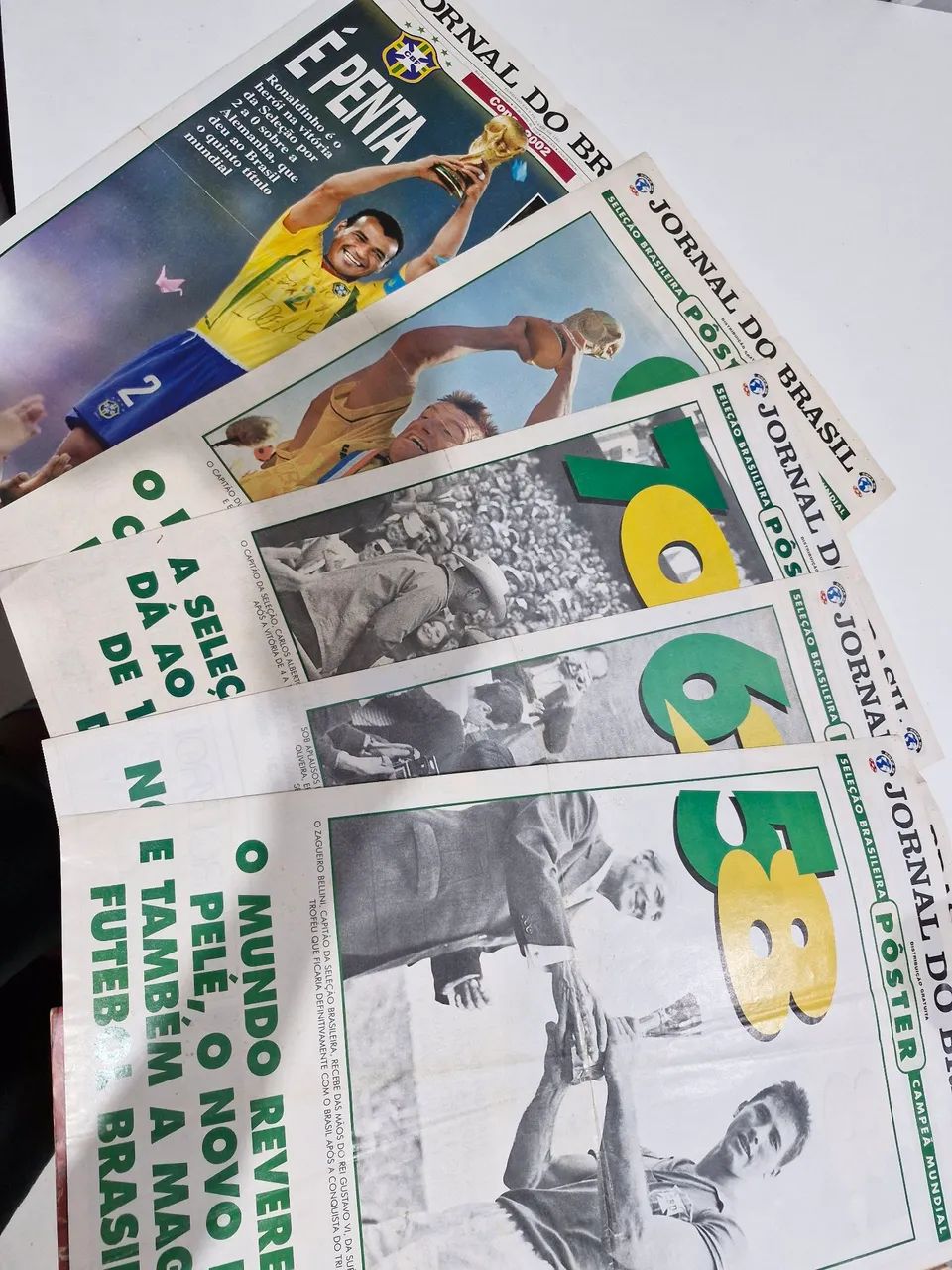 5 Pôsteres das Copas do Mundo vencidas pelo 