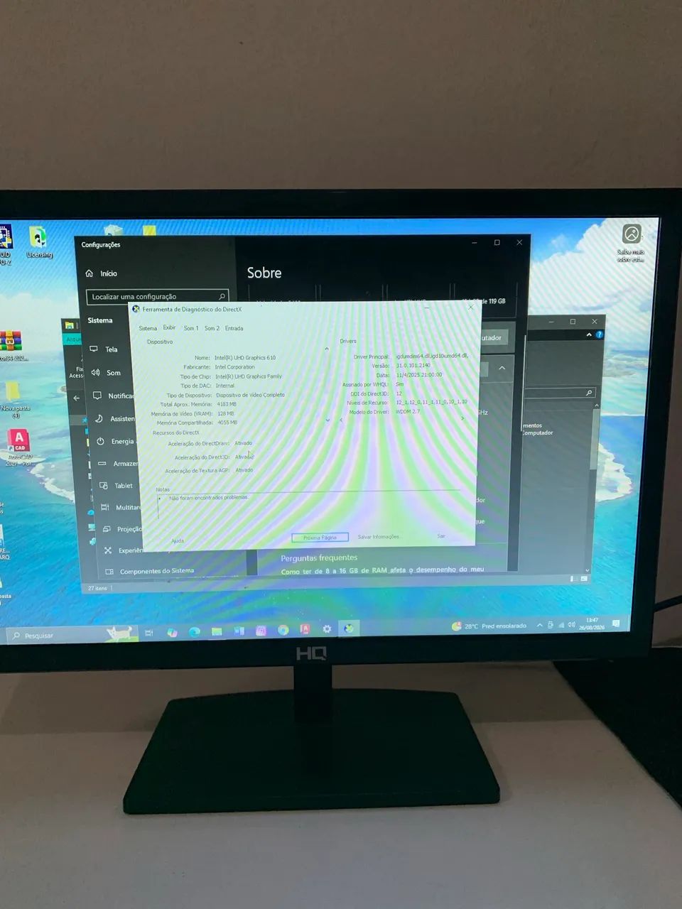 Computador Completo + Mesa 8GB Monitor 19" - Foto 4