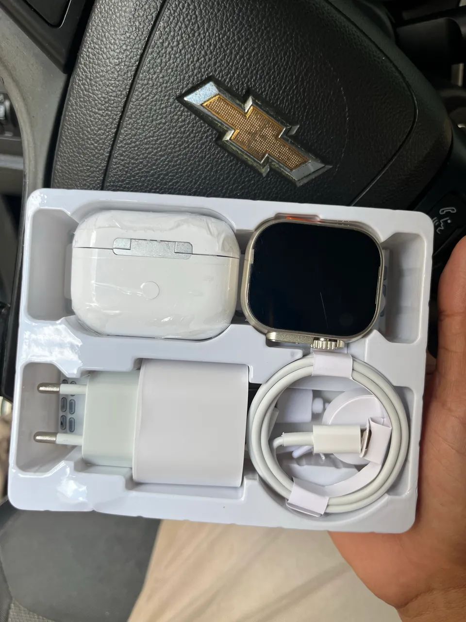 Kit Relógio, fone bluetooth, carregador - Foto 2
