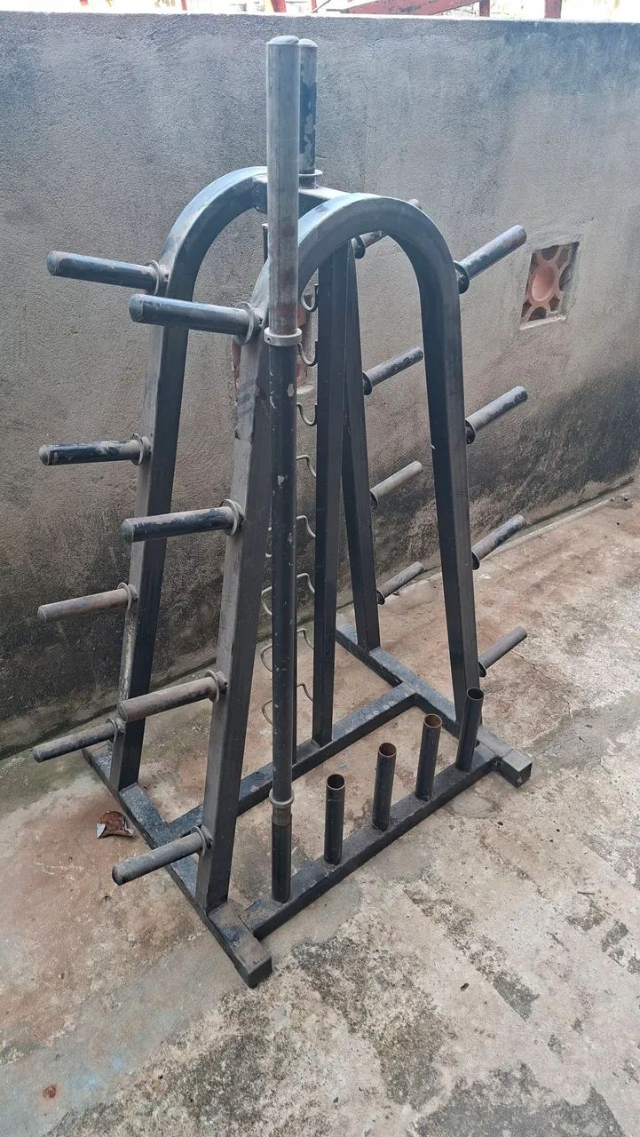 Suporte para barras e anilhas - Foto 2