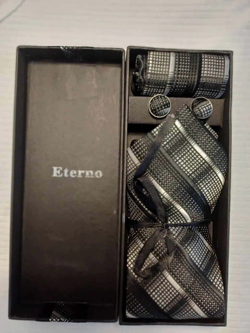 kit de gravata executiva da marca Eterno - Foto 2