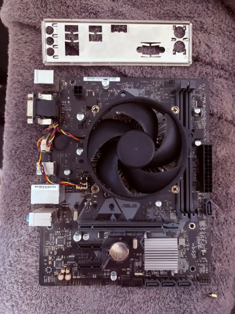 Kit placa mãe asus h310 + Processador Celeron G4930 + Cooler