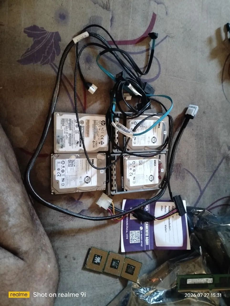 HDs processadores e memórias para servidor Dell e Hp  - Foto 2