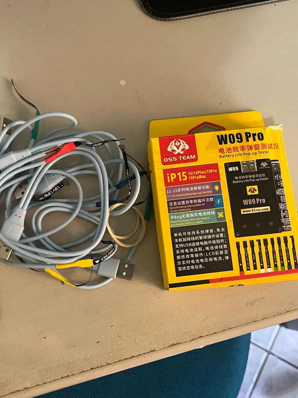 W09 Pro Programadora bateria 