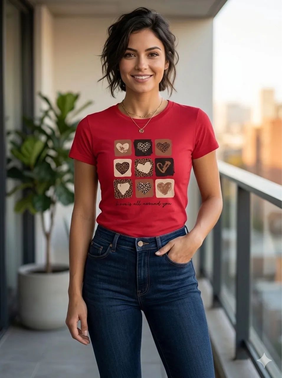 T-shirt feminina  - Foto 3