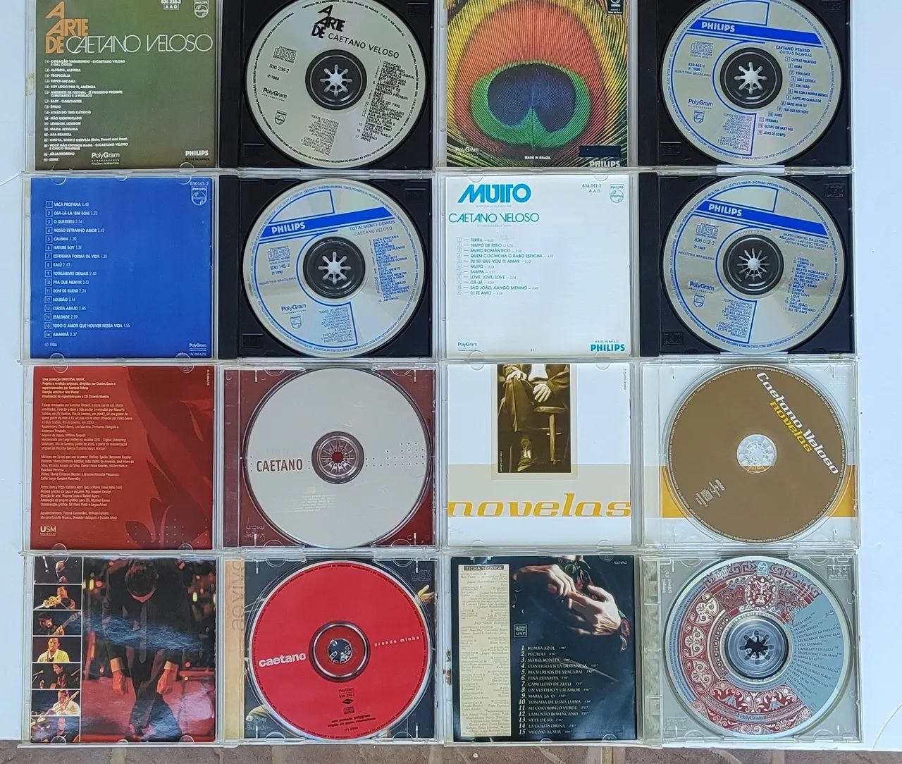 Coleção com 14 CDs Originais Caetano Veloso  - Foto 2