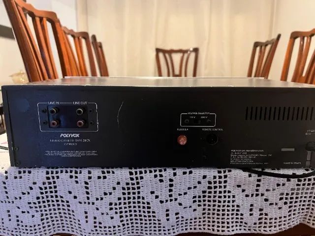  TAPE DECK  POLYVOX CP 950 EXCELENTE ESTADO FUNCIONANDO PERFEITAMENTE - Foto 5