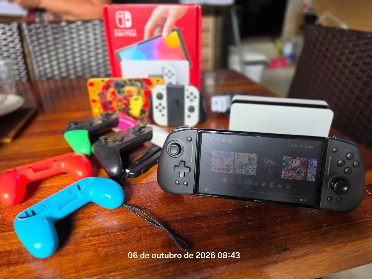 Nintendo Switch Oled 512GB + Acessórios - Foto 2