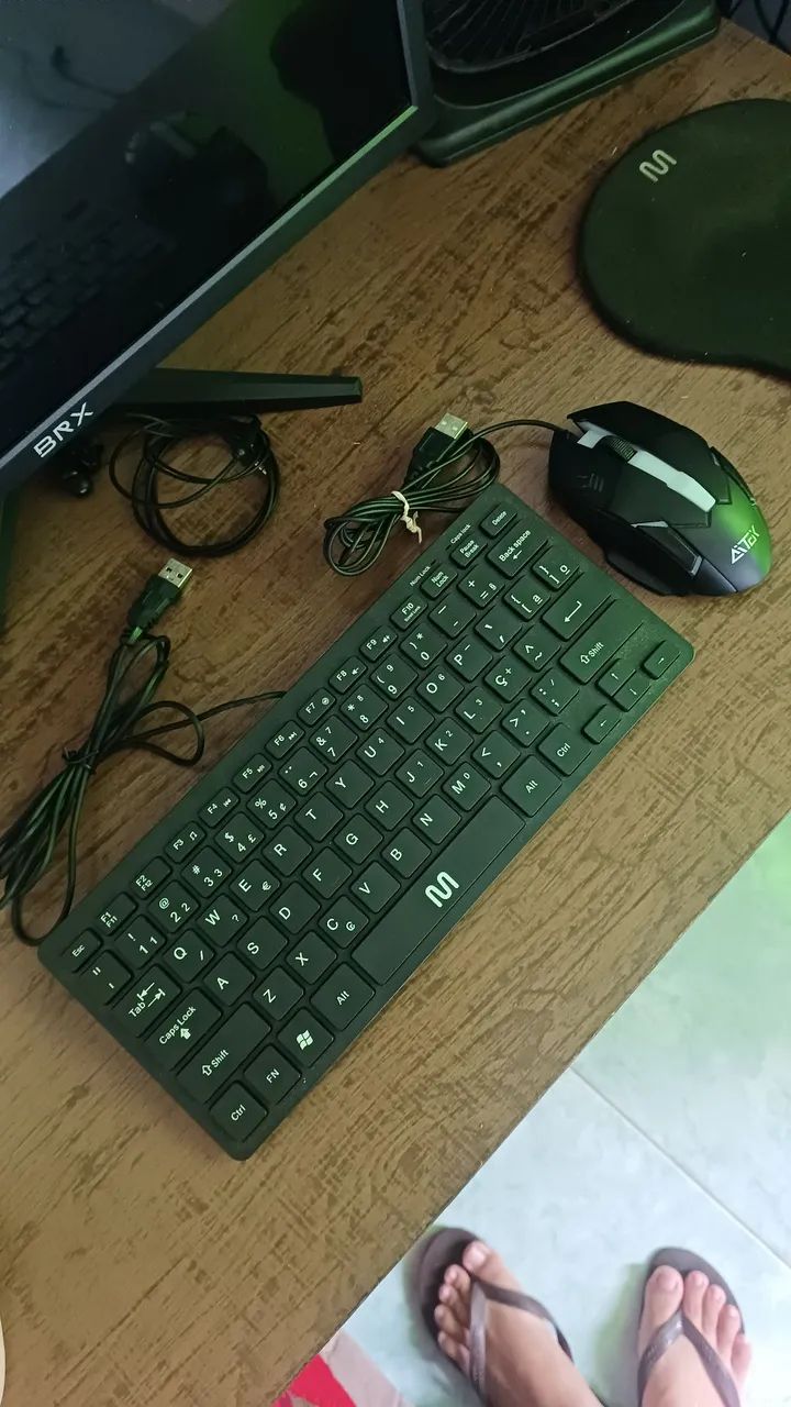 Vendo kit mause + teclado novos