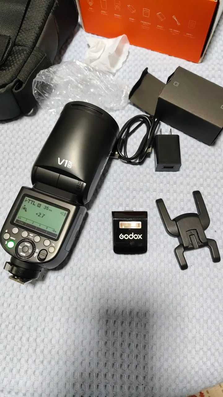 Flash GODOX V1PRO Nikon - Com caixa - Foto 3