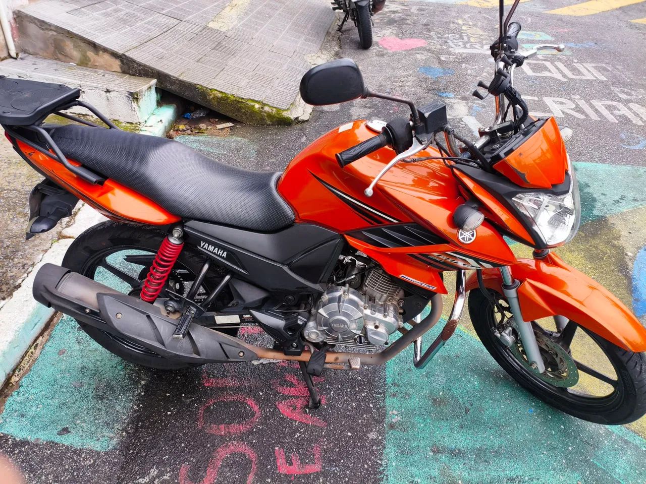 Fazer ys 150 sed laranja - Foto 3