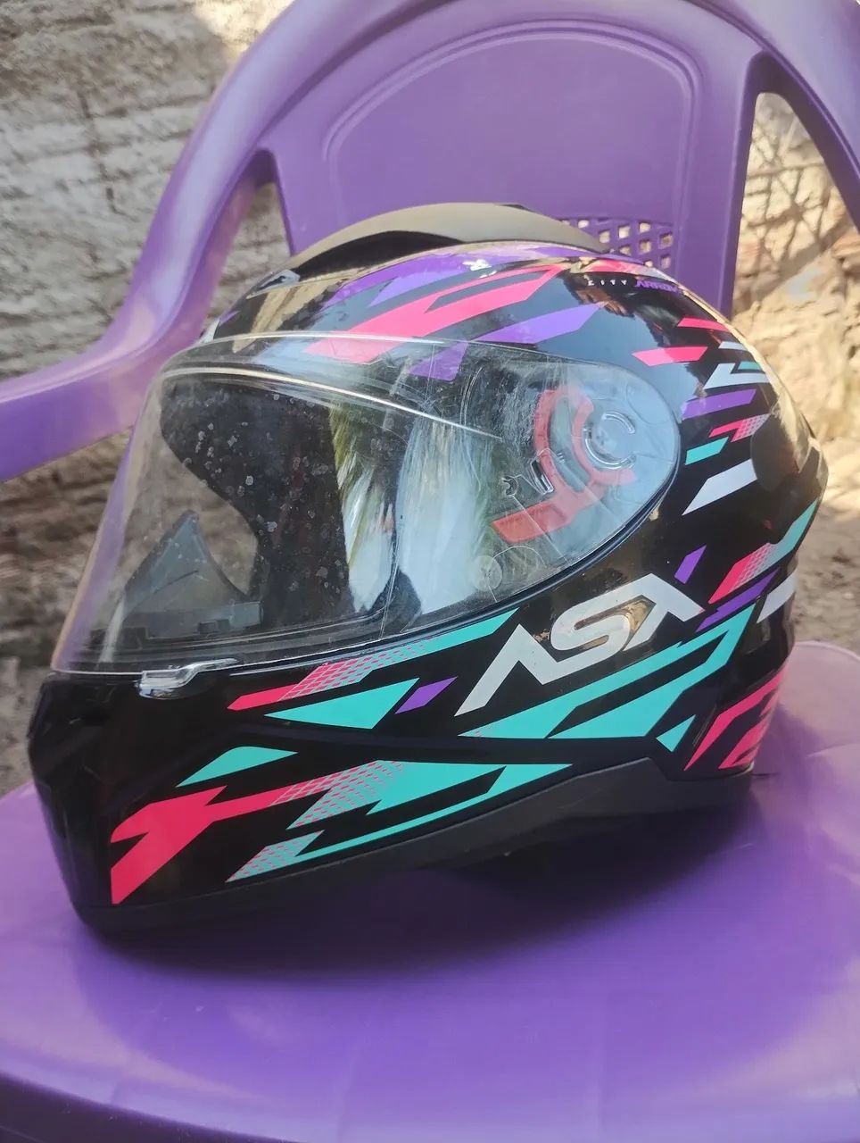 Vendo capacete ASX - Foto 4