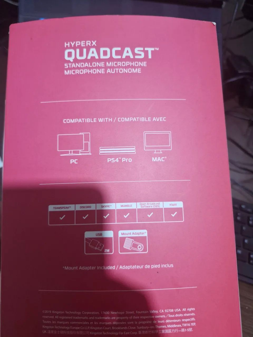 Hyoer X Quad Cast Vermelho com ajuste de Volume/Fone - Foto 5