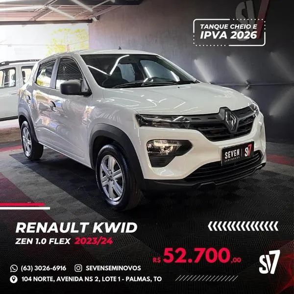 Renault Kwid KWID Zen 1.0 Flex 12V 5p Mec. 2024
