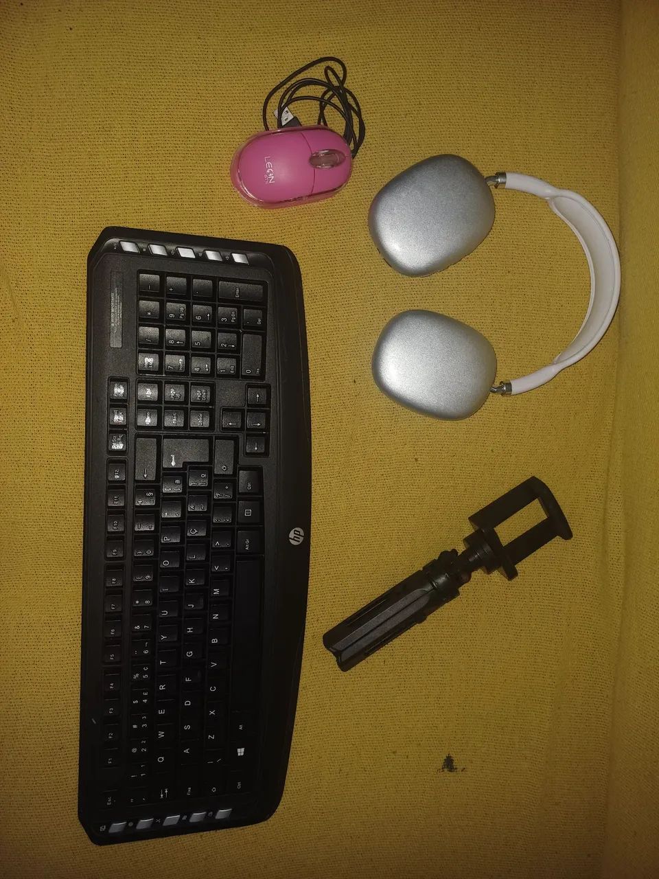 Kit Informática Completo! Fone e Mouse Funcionando + Teclado Sem Fio