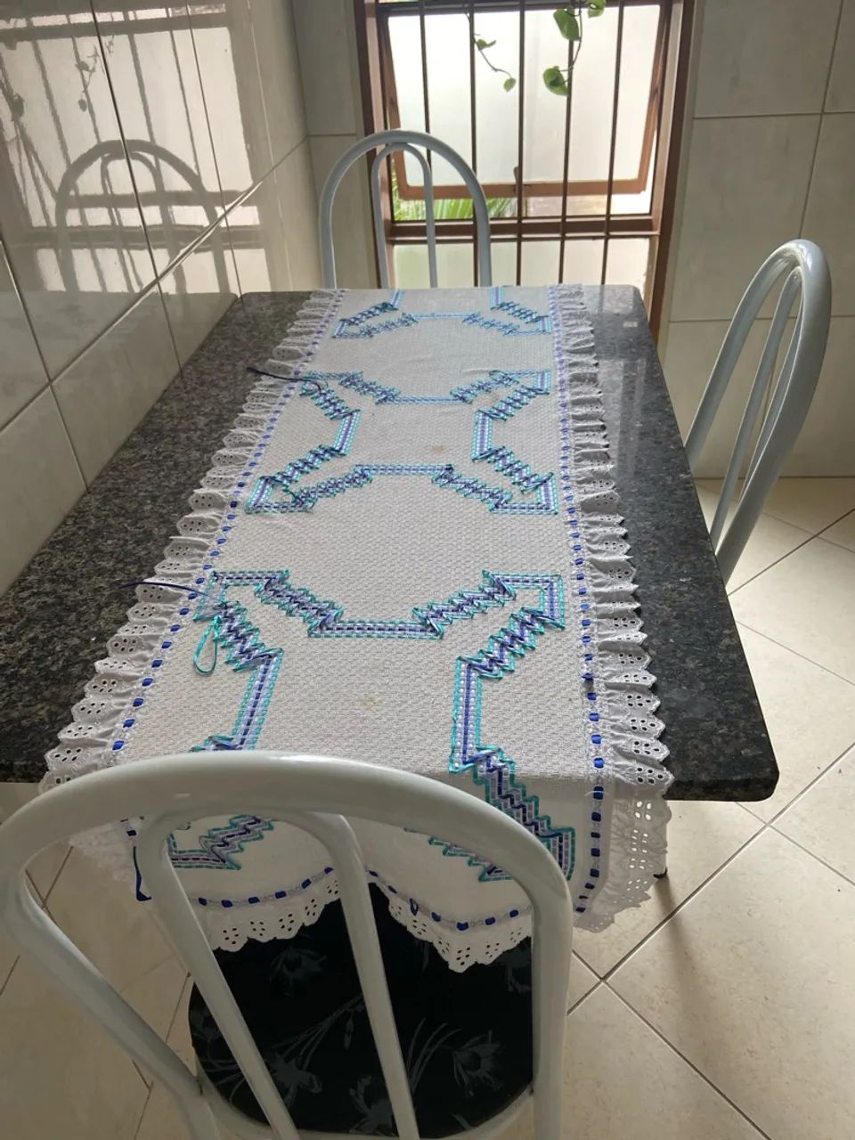 Mesa de granito retangular - Foto 2