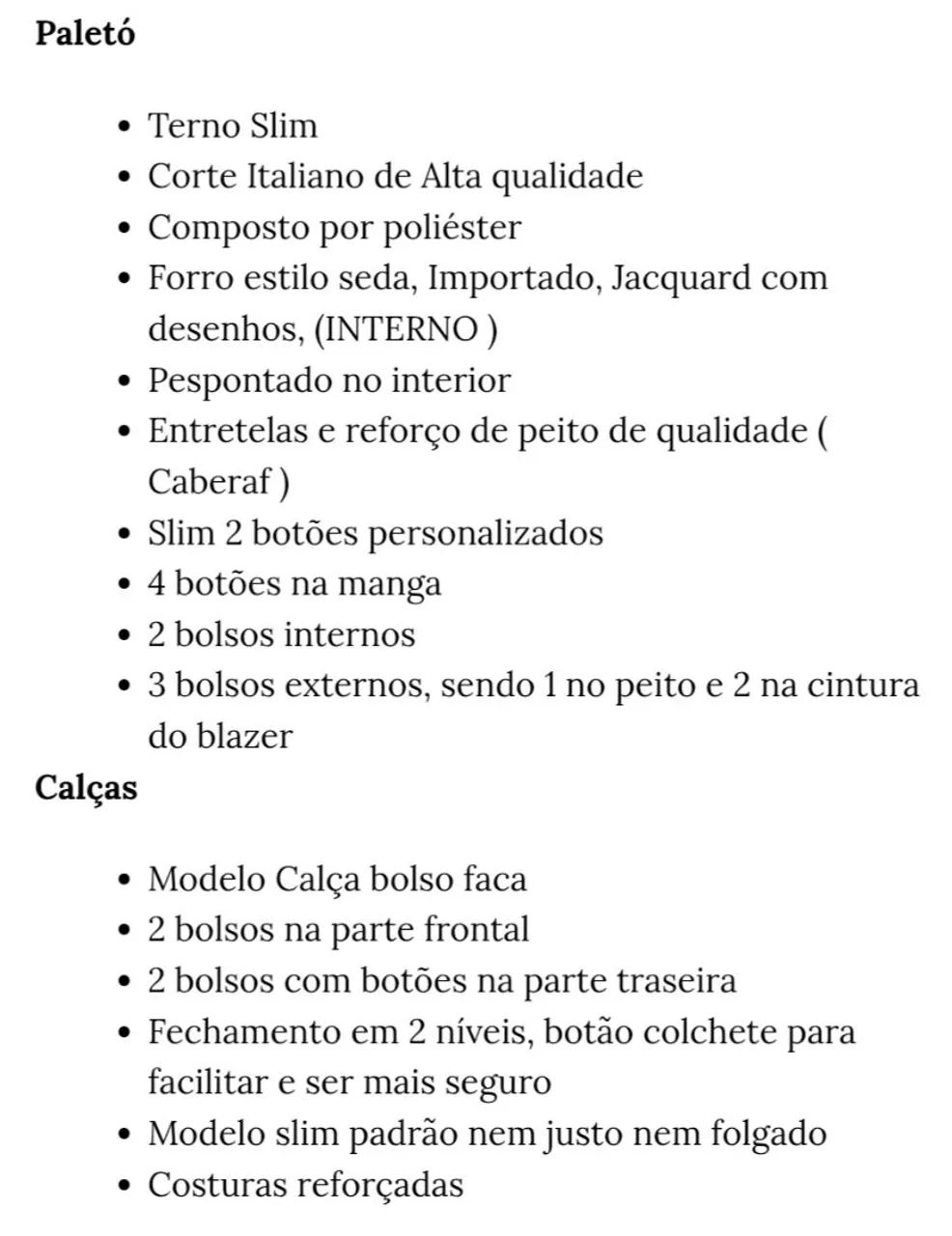 Terno slim completo  - Foto 5