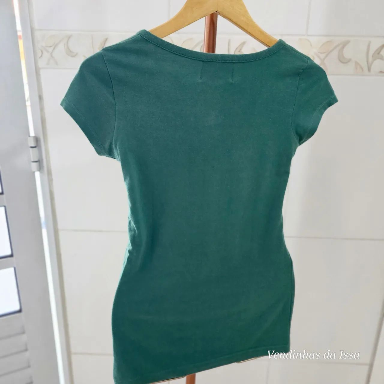 Camiseta Feminina Zara Basic T-Shirt - Foto 3