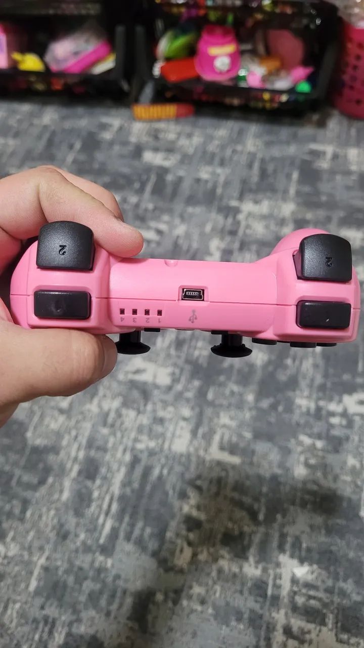 Controle ps3 rosa - Foto 2