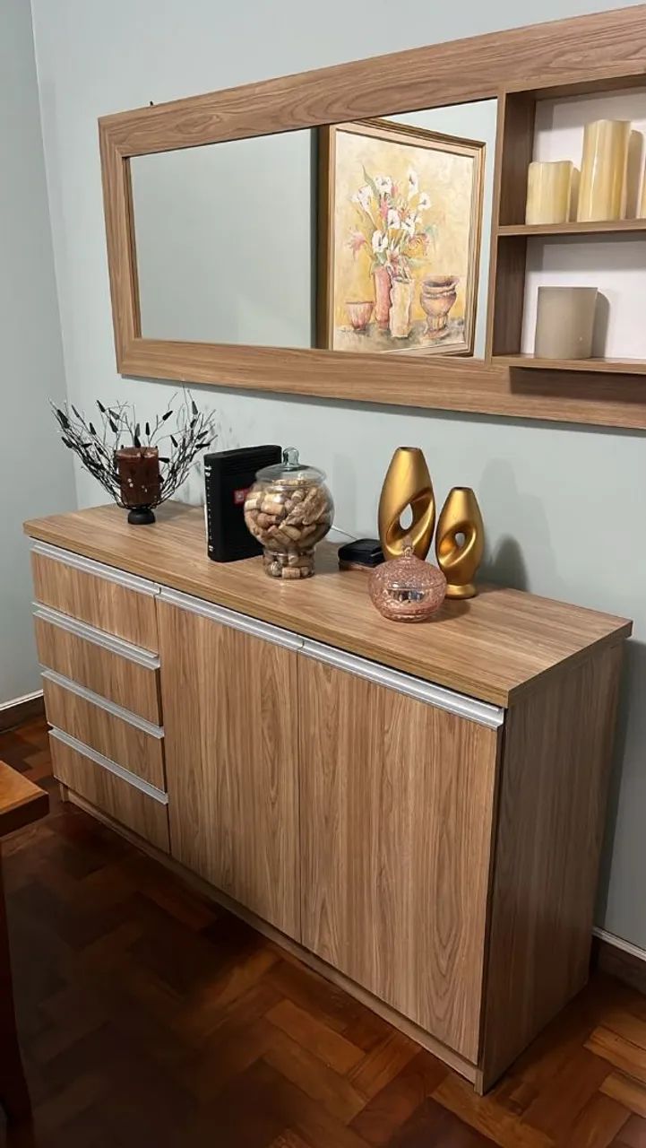 Balcão buffet espelho e quadro - Foto 4