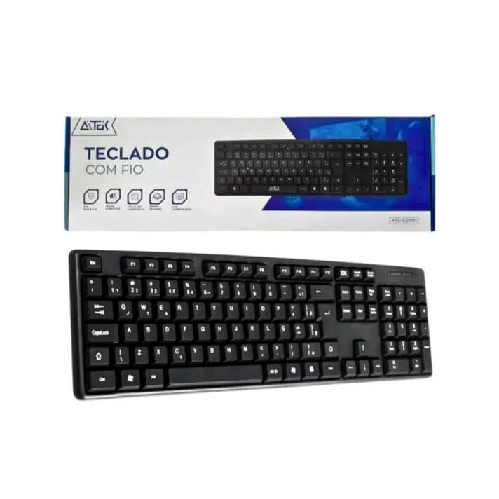 Teclado usb para computador PC desktop