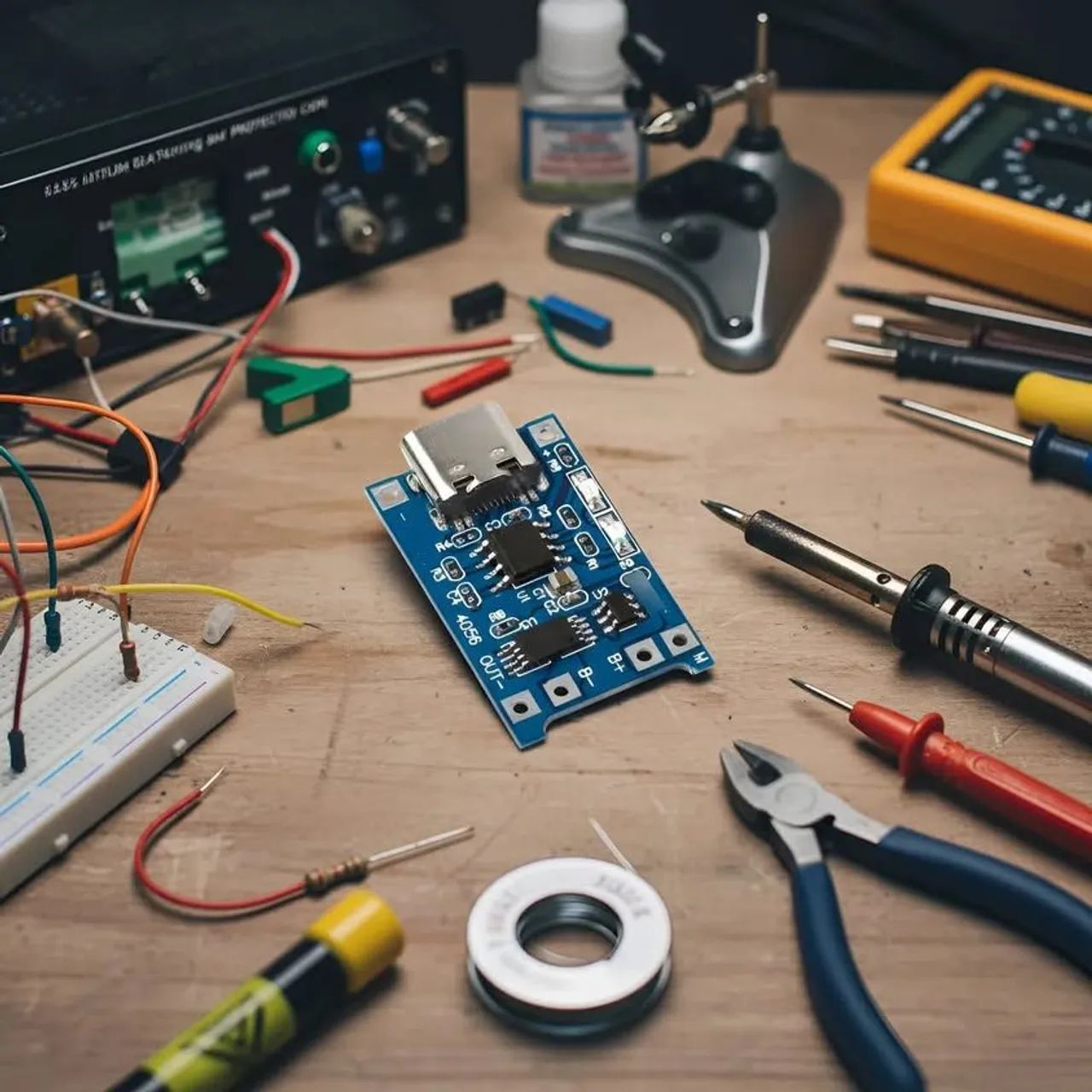 Placa modulo para Bateria Lítio com Proteção - Usb C 5v (Loja Fisica) - Foto 3