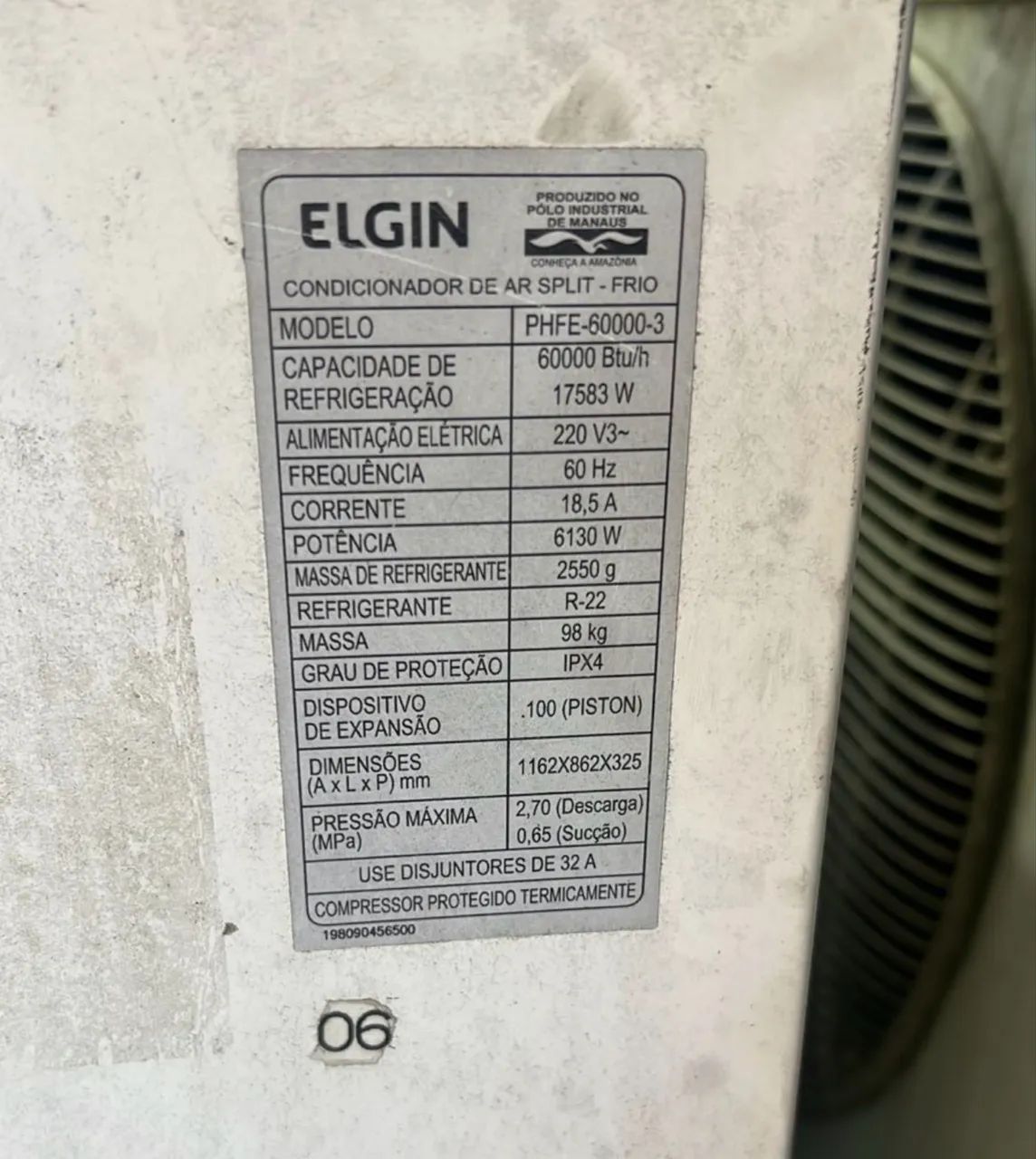 Ar condicionado 60000 btus Elgin - Foto 2